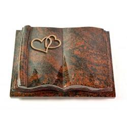 Grabbuch Antique/Aruba (Bronze Herzen)