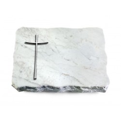 161 Grabplatte Marmor (Alu Kreuz 2)